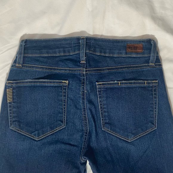 PAIGE Verdugo Crop Skinny Leg Denim | Women's Size 25 | Medium Wash - Picture 5 of 8